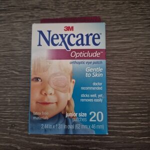 3M Nexcare Opticlude Junior Orthoptic Eye Patch Gentle to Skin 20 Per Box